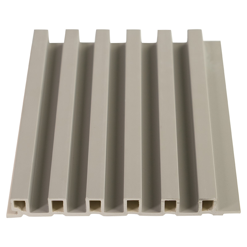 Chiều rộng 158mm Độ dày 17mm Lưới tản nhiệt tấm ốp tường bằng gỗ-nhựa PVC