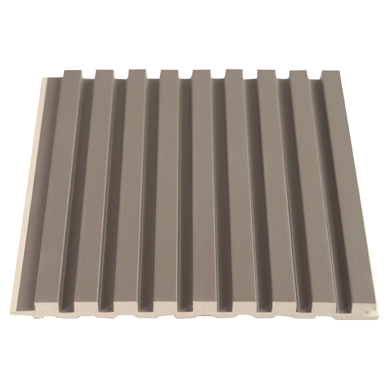 Chiều rộng 150mm Độ dày 8 mm Tấm lưới tản nhiệt PVC rắn trang trí có rãnh