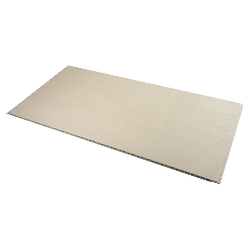 Chiều rộng 600mm Độ dày 9mm Tấm tường tích hợp PVC cứng chống va đập để lắp đặt nhanh tại nhà